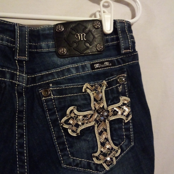 Miss Me Signature Rise Straight Leg Y2K Jeans - Picture 12 of 12